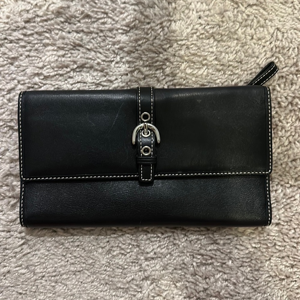 Vintage Coach Leather Wallet